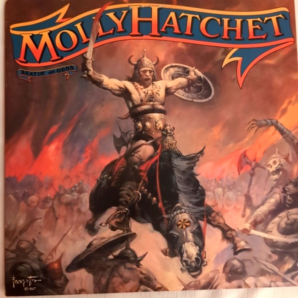 Vintage MOLLY HATCHET Beatin' The Odds Vinyl LP